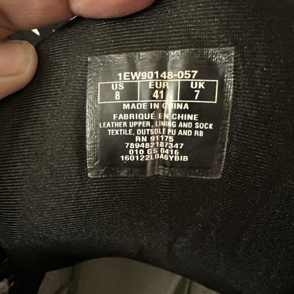 Patrick Ewing 33 Hi High Top Silver Basketball Shoes 1EW90148-057 Men’s size 8 - Picture 6 of 15